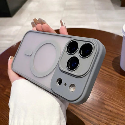 Magnetic Silicone Frame Case for iPhone
