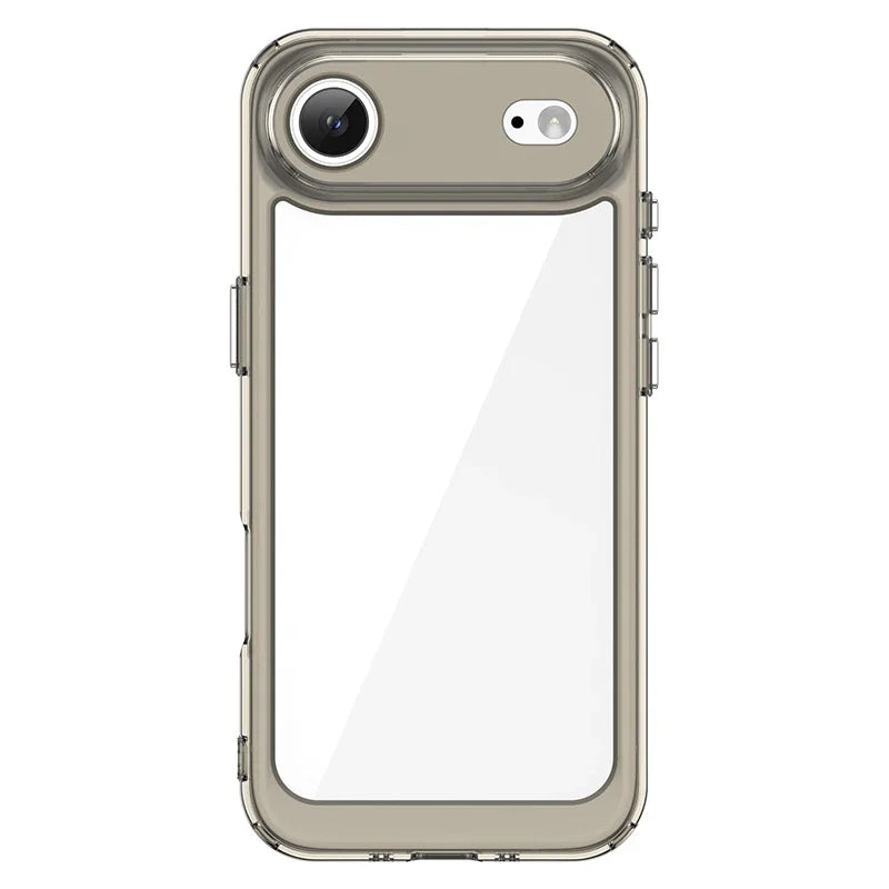 Slim Transparent iPhone Case with Shockproof Edges