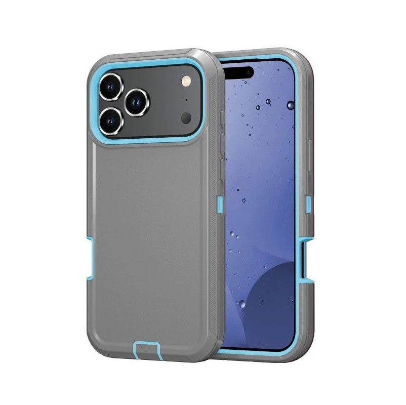 Funda protectora resistente a golpes con clip para cinturón para iPhone