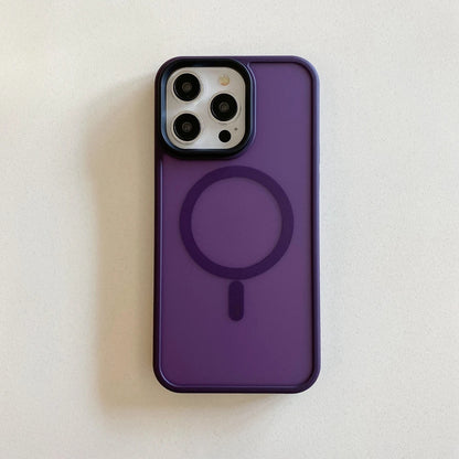Elegant Matte MagSafe Soft Bumper iPhone Case