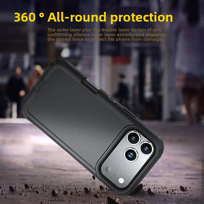 Funda protectora resistente a golpes con clip para cinturón para iPhone
