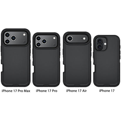 Funda protectora resistente a golpes con clip para cinturón para iPhone