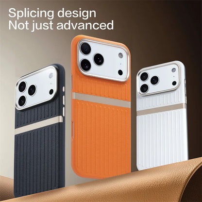 Elegant Magnetic Luggage Leather iPhone Cover