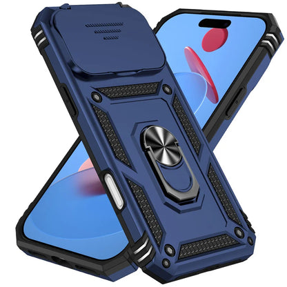 Armor Magnetic iPhone Case with Camera Lens Protector