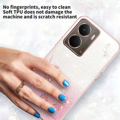 Elegant Rhinestone Glitter Funda iPhone Case