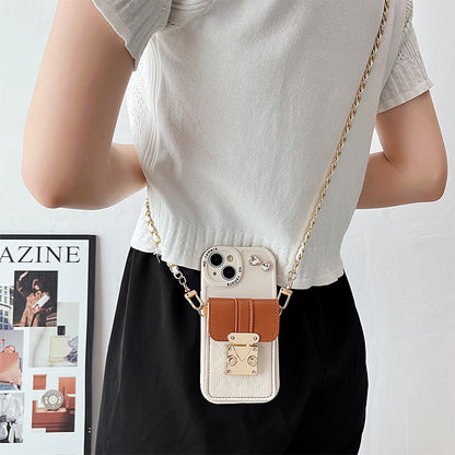 Crystal Bow iPhone Crossbody Case – Chic Style