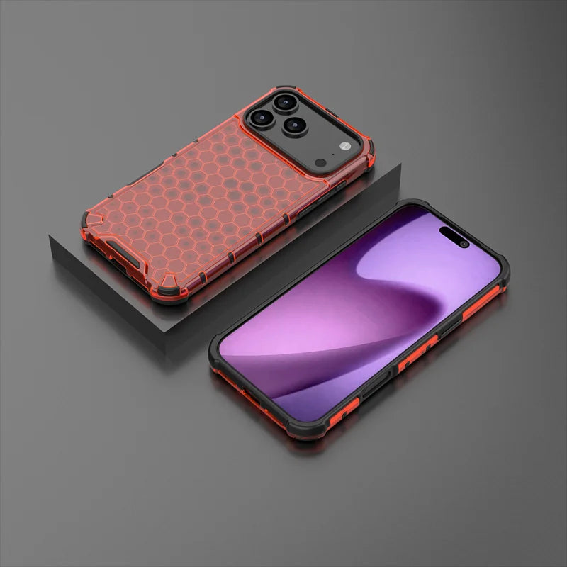 Funda protectora Honeycomb Shield para iPhone 17