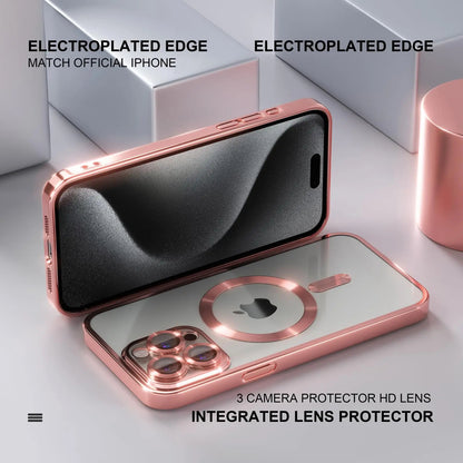 Magnetic Clear Plated iPhone Case with MagSafe