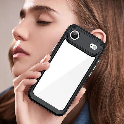 Slim Transparent iPhone Case with Shockproof Edges