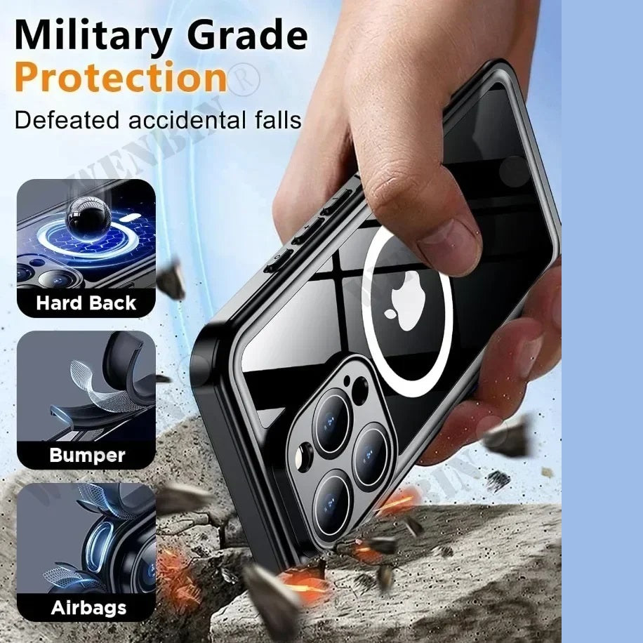 Funda MagSafe para iPhone resistente al agua IP68 para buceo