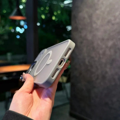 Elegant Matte MagSafe Soft Bumper iPhone Case
