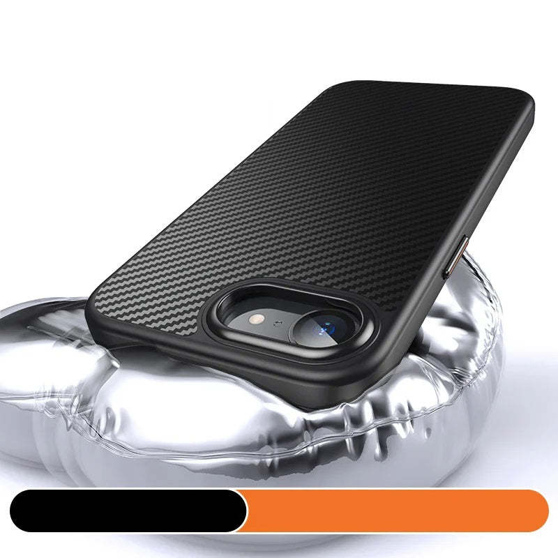 Magnetic Carbon Texture iPhone Case with MagSafe