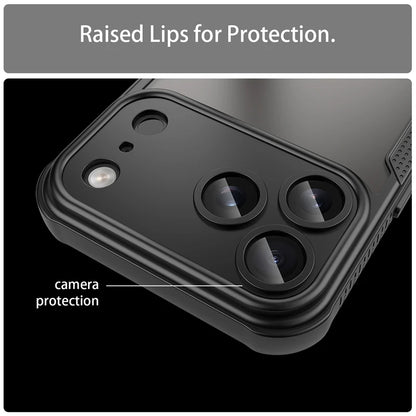 Matte Translucent Shockproof iPhone Case with Grip