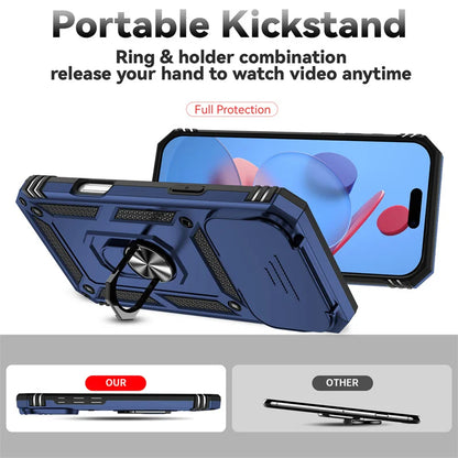 Armor Magnetic iPhone Case with Camera Lens Protector