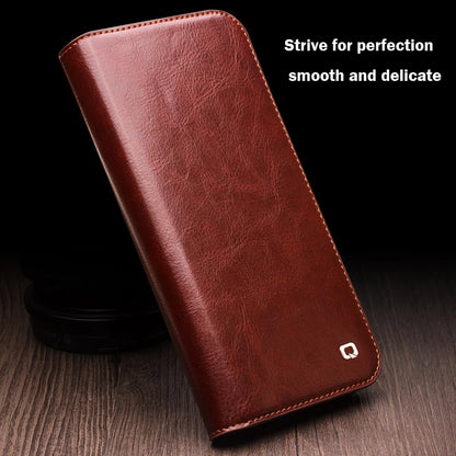 QIALINO Leather iPhone Case – Slim & Stylish