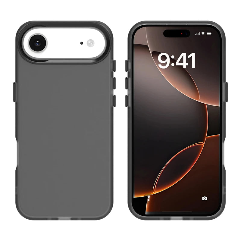 Frosted Matte Silicone Case for iPhone 17 Series