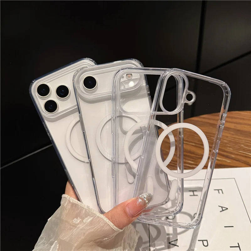 Transparent MagSafe iPhone Case with Camera Guard