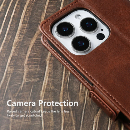 Smooth Magnetic PU Leather Case for iPhone