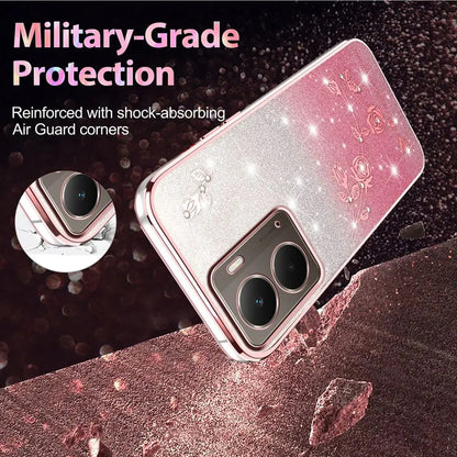 Elegant Rhinestone Glitter Funda iPhone Case