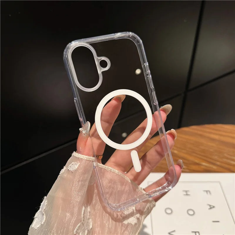 Transparent MagSafe iPhone Case with Camera Guard