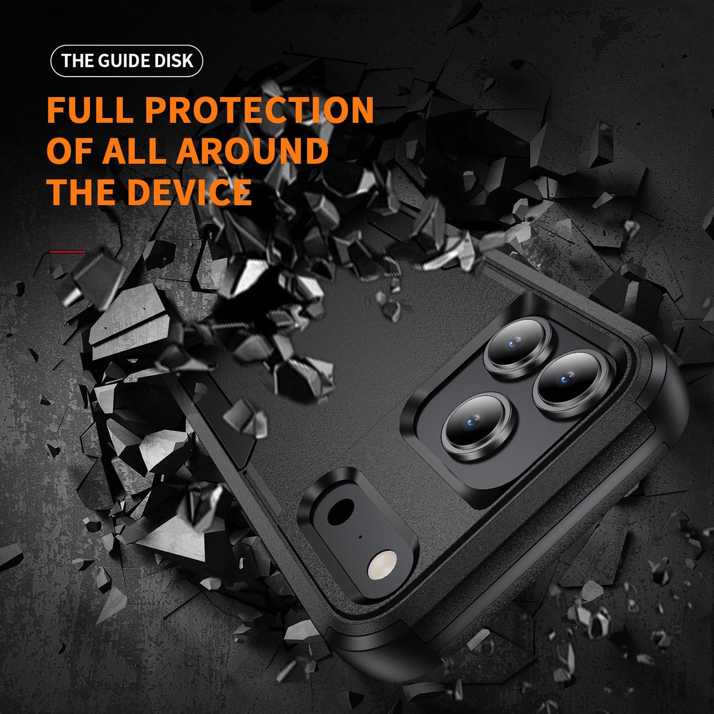 Military Grade Anti-Shock Armor Case for iPhone