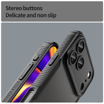 Matte Translucent Shockproof iPhone Case with Grip