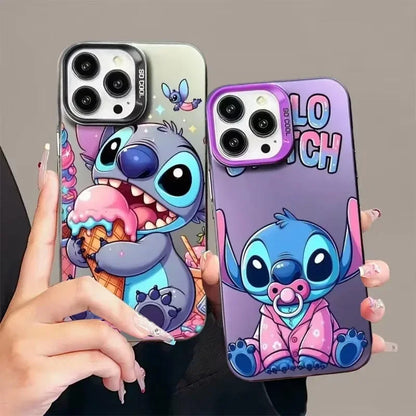Disney Stitch Angel IMD Art Protective iPhone Case