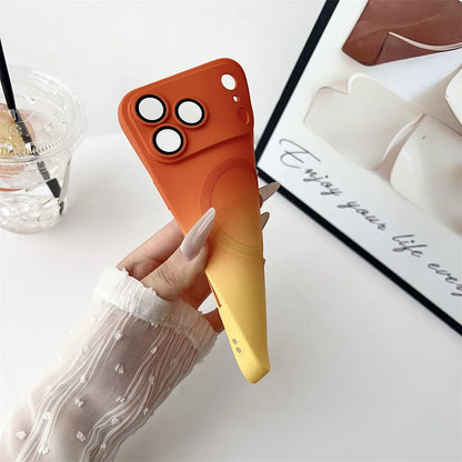 Estuche de carga inalámbrica MagSafe para iPhone con elegante degradado