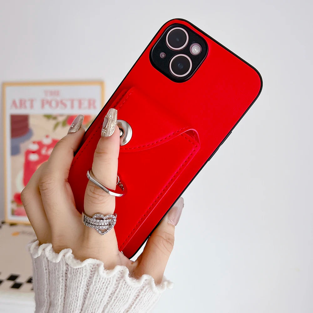 Detachable Strap iPhone Case with Stand Function