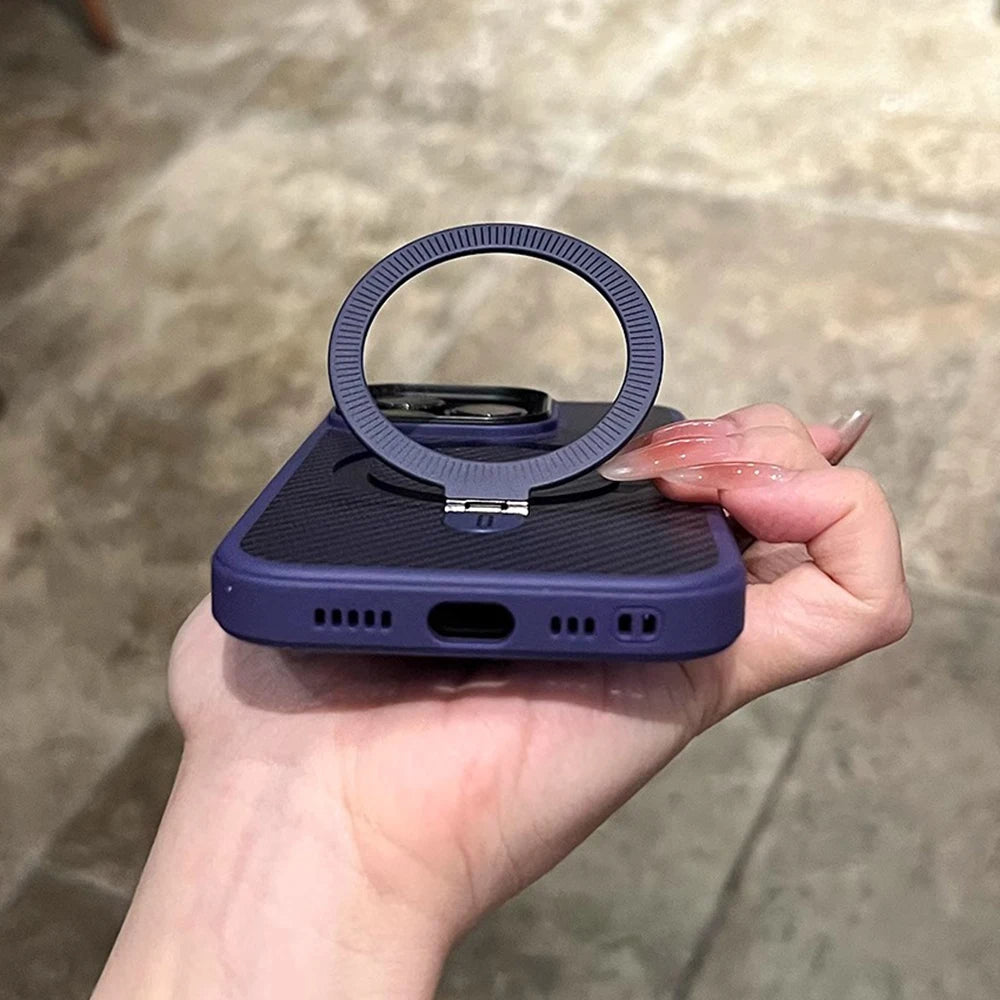 Funda rígida MagSafe de fibra de carbono para iPhone