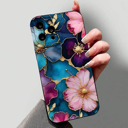 Elegant Vintage Floral Pattern Matte iPhone Cover