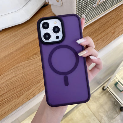 Elegant Matte MagSafe Soft Bumper iPhone Case