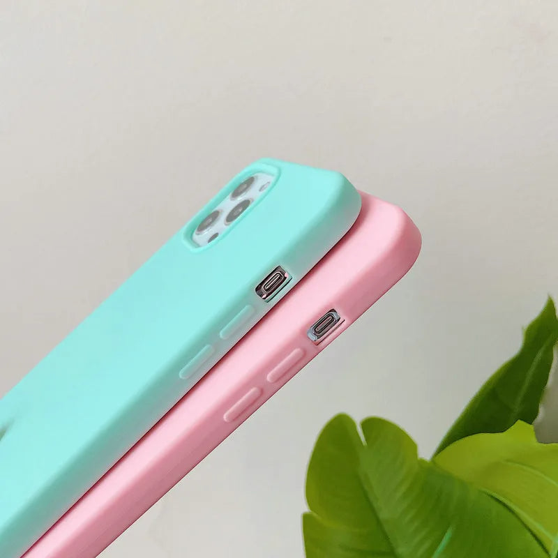 Crossbody Silicone iPhone Case with Lanyard Strap
