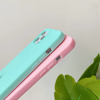 Crossbody Silicone iPhone Case with Lanyard Strap