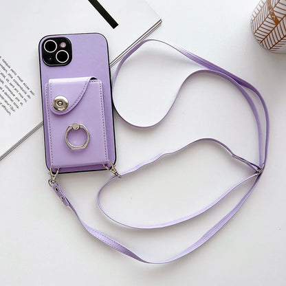Detachable Strap iPhone Case with Stand Function