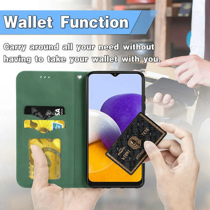 Funda tipo cartera de cuero mate de primera calidad para iPhone