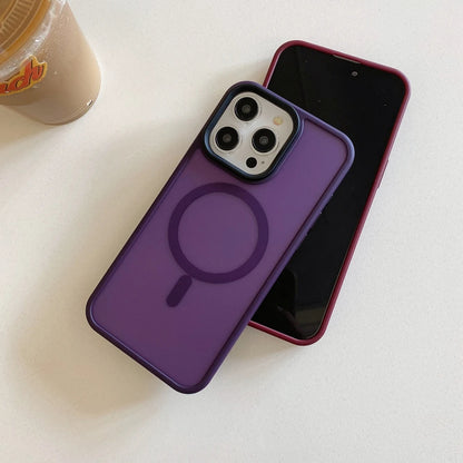 Elegant Matte MagSafe Soft Bumper iPhone Case