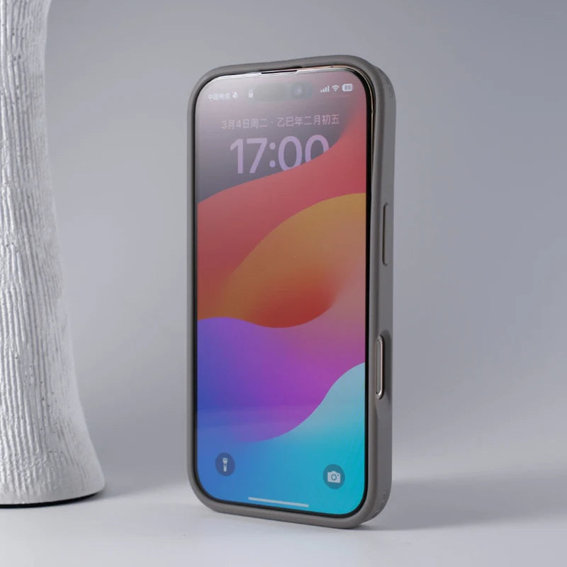 Funda MagSafe para iPhone con soporte y refrigeración en forma de panal