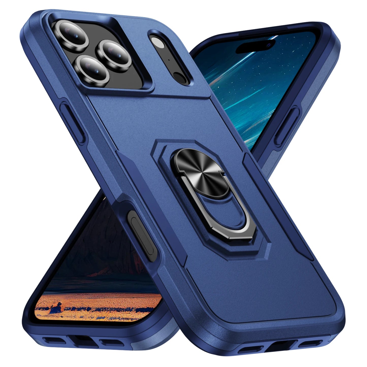 Military Grade Armor Case with Metal Kickstand