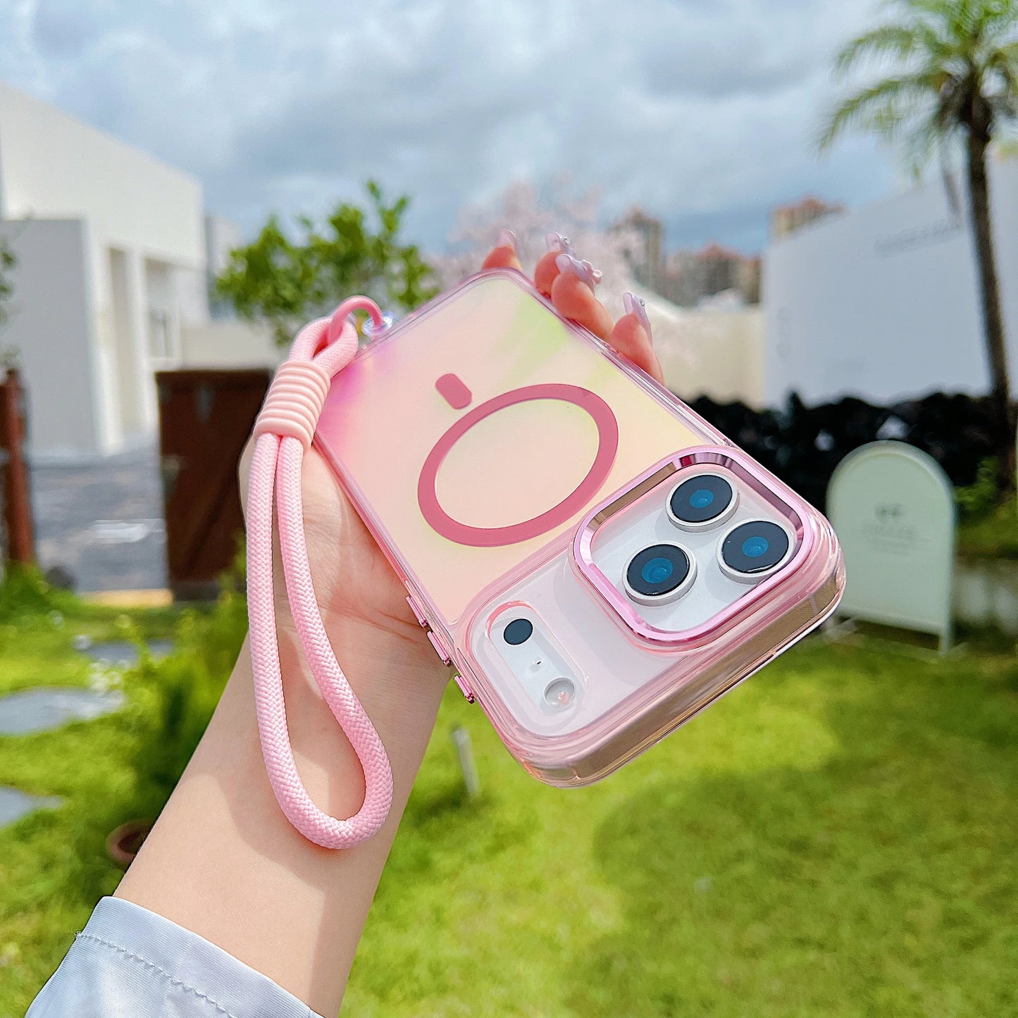 Gradient Magnetic Shockproof Case for iPhone