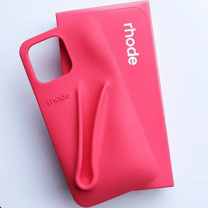 Soft Silicone iPhone Case with Lip Gloss Holder