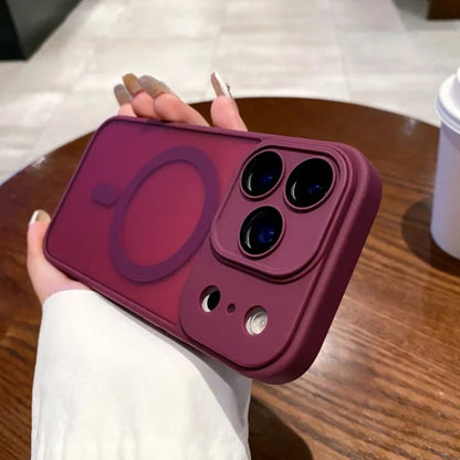 Magnetic Silicone Frame Case for iPhone