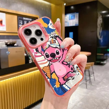 Disney Stitch Angel IMD Art Protective iPhone Case