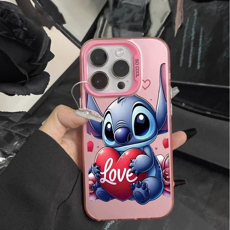 Disney Stitch Angel IMD Art Protective iPhone Case