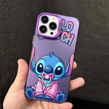 Disney Stitch Angel IMD Art Protective iPhone Case