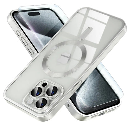 Magnetic Clear Plated iPhone Case with MagSafe