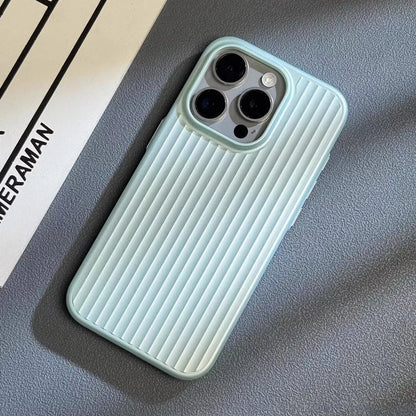 Elegante funda rígida para iPhone, de estilo empresarial y anticaídas